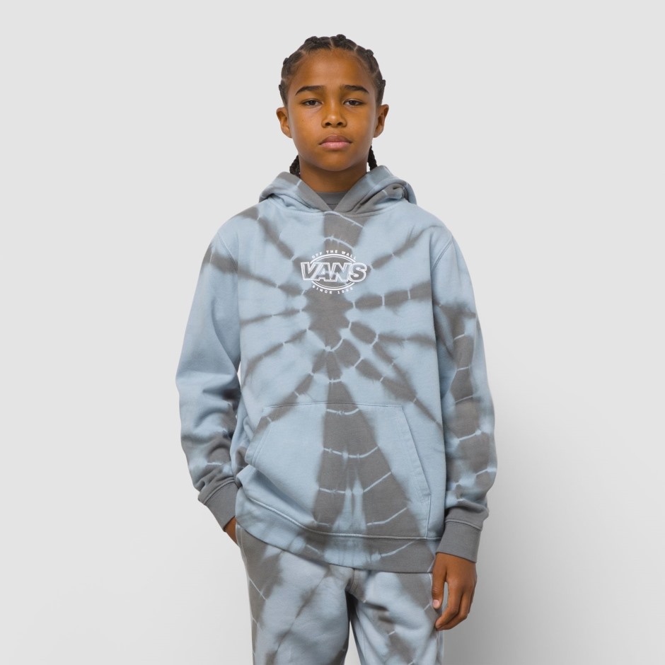 לילדים טנדרים לוגו קפוצ'ון Tie Dye Ashley Blue