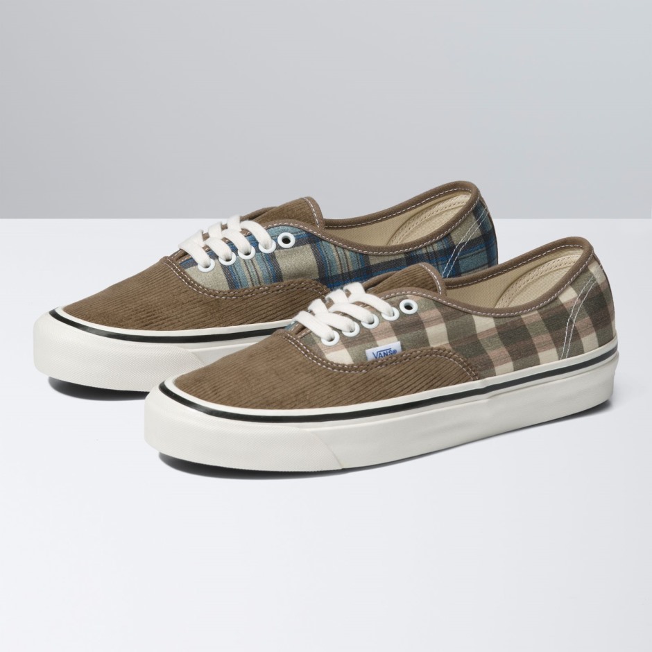 Vans Anaheim Factory אותנטי 44 Dx ואגוז משובץ בחבל