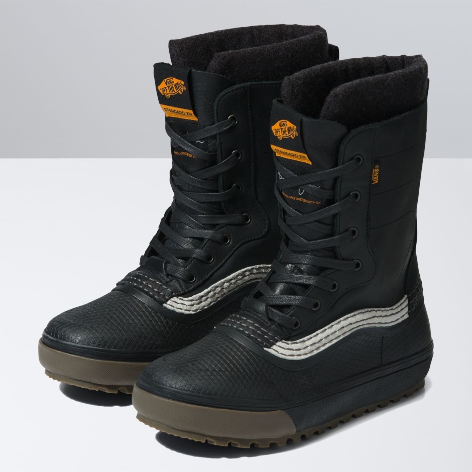 Vans Bryan Iguchi סטנדרטי Zip Snow Mte מסטיק שחור-כהה