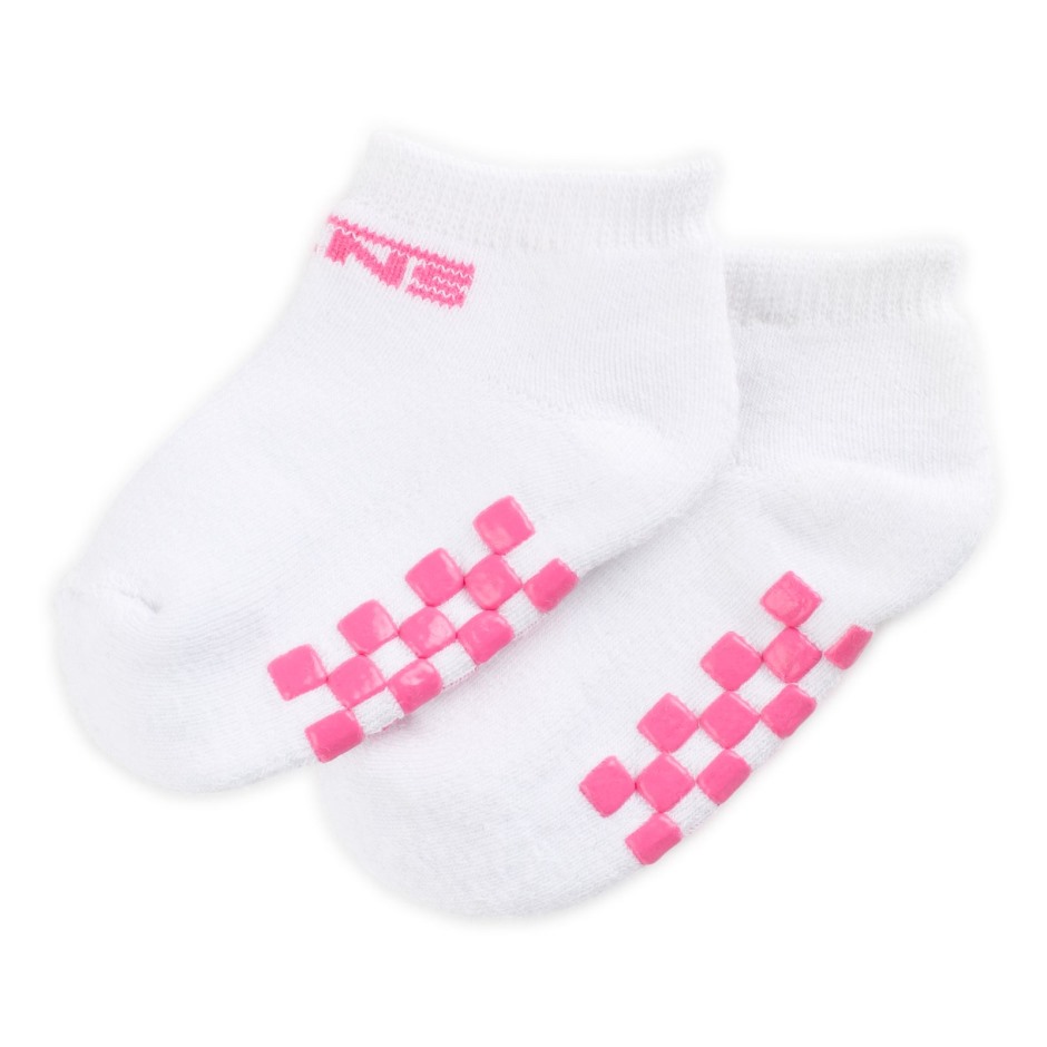 Vans Classic Kick Infant-0-12 חודשים חבילה 1 לבן-ורוד