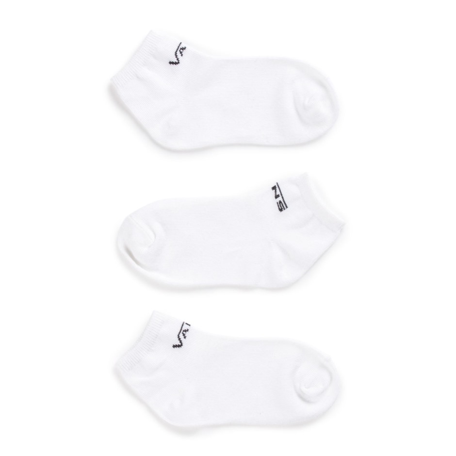 Vans Classic Kick גרב לפעוטות 3 חבילות לבן 12-24 חודשים
