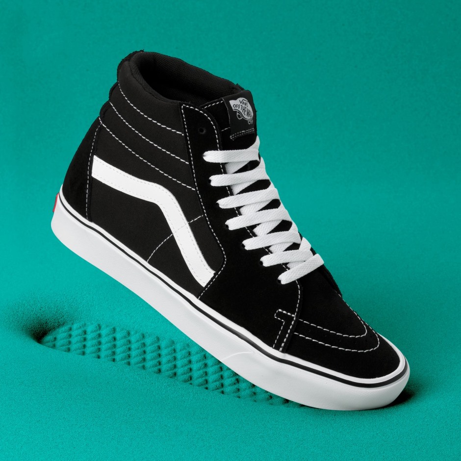 Vans Comfycush Sk8-hi שחור-לבן אמיתי