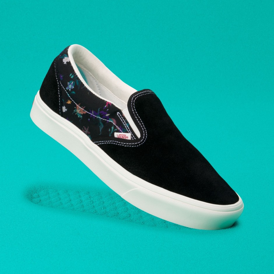 Vans Comfycush Slip-on קטלני שחור פרחוני