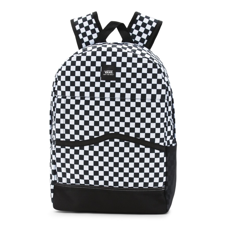 Vans Construct School תרמיל שחור-לבן צ'ק גברים