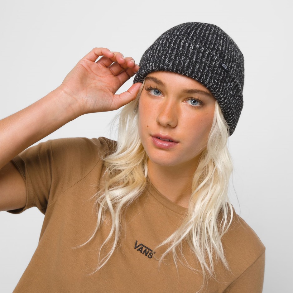 Vans Core Basic Beanie Black-Marshmallow