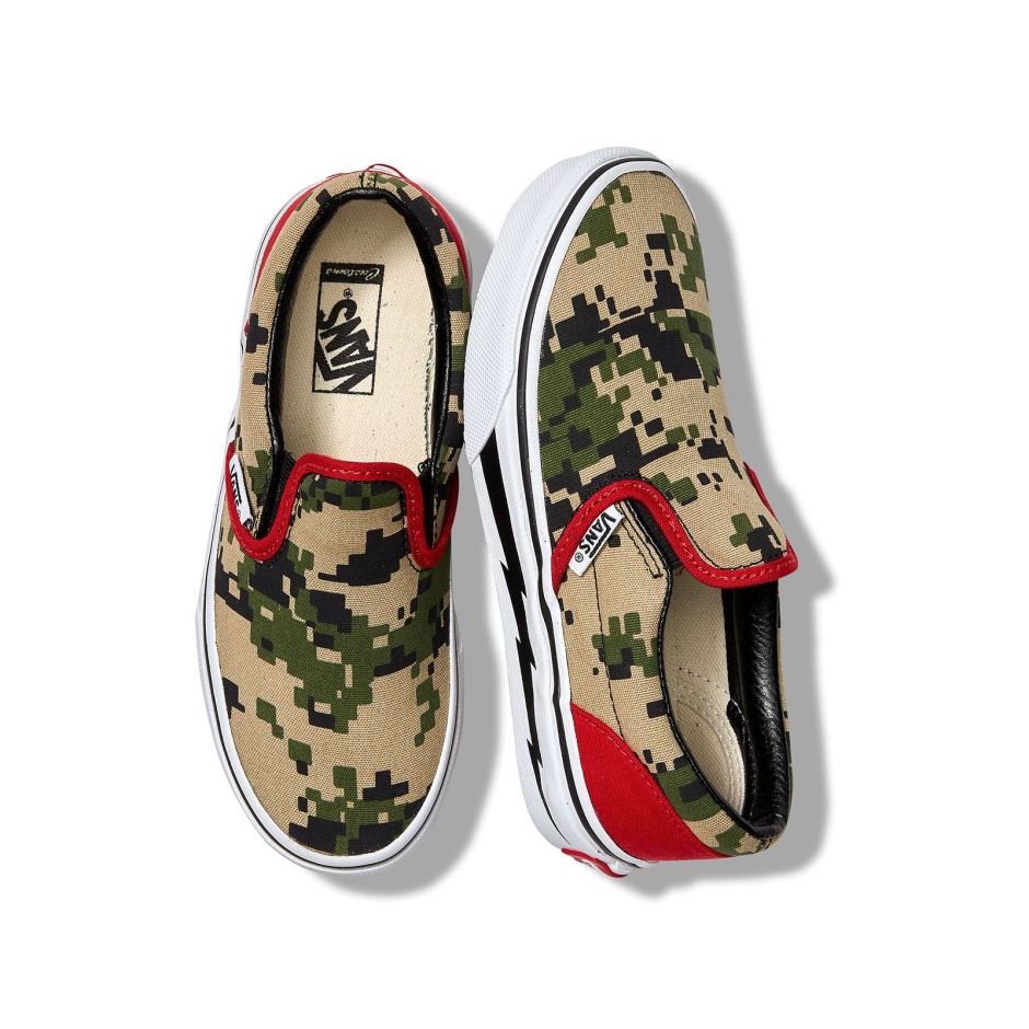 טנדר מכס ילדים Digi Camo Slip-on