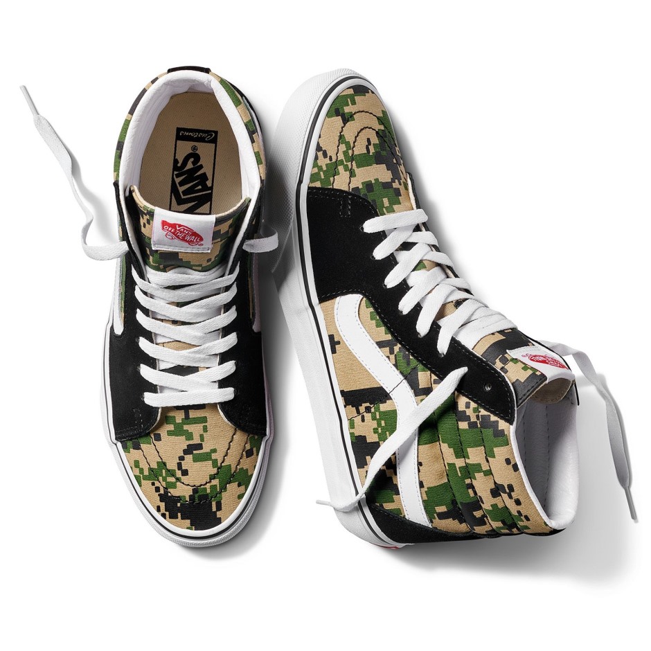 Vans Customs Pixel Camo Sk8-hi