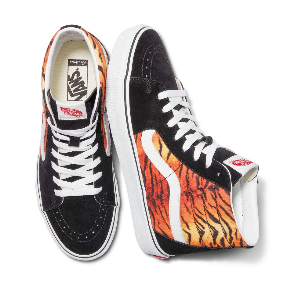 טנדר מכס טייגר פסים Sk8-hi