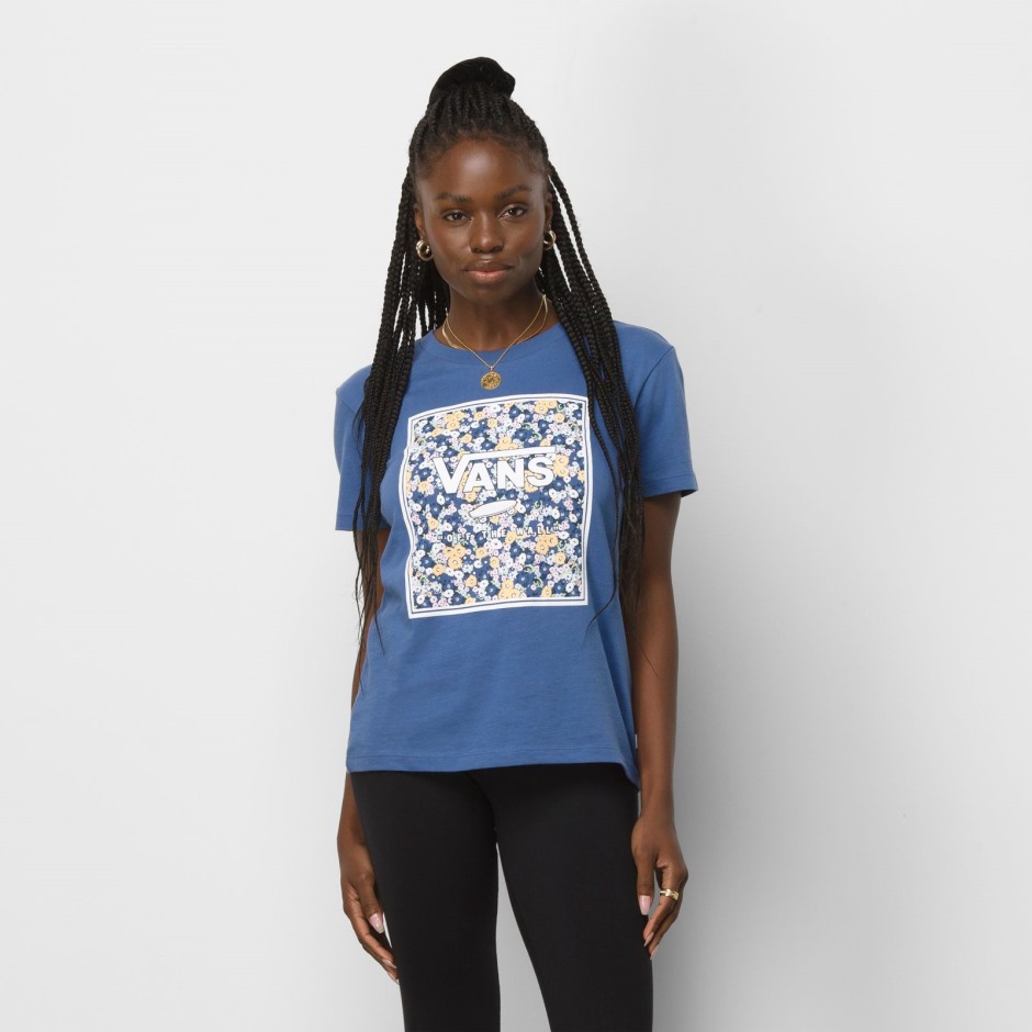 Vans Deco Box Crew Tee True Navy