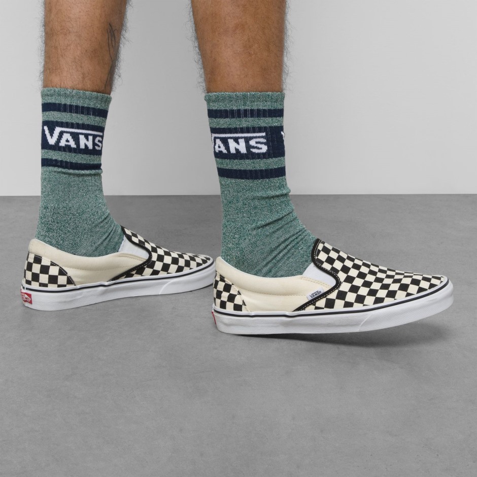 Vans Drop V Crew Sock מידה 9.5-13 גן בוטני