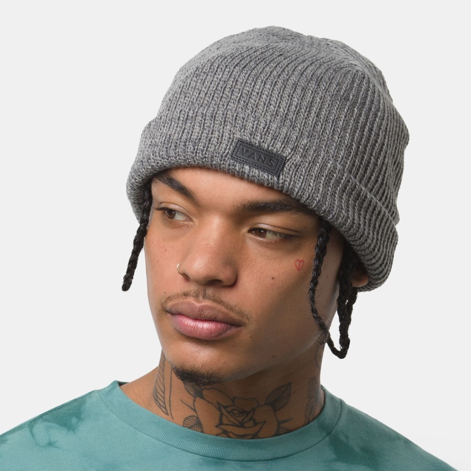 טנדרים Easy Box Cuff Beanie כפור אפור-אספלט
