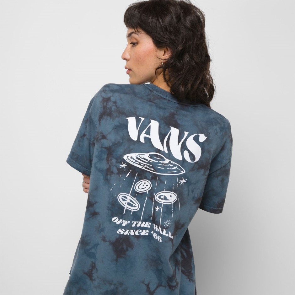 Vans Funatsy טי אוברסייז קופן כחול