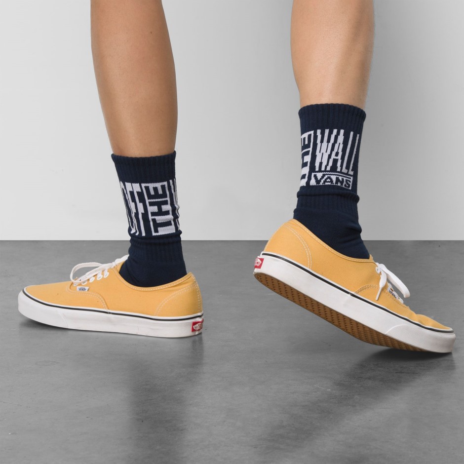Vans Hi Grade Crew Sock מידה 6.5-9 שמלה כחולה
