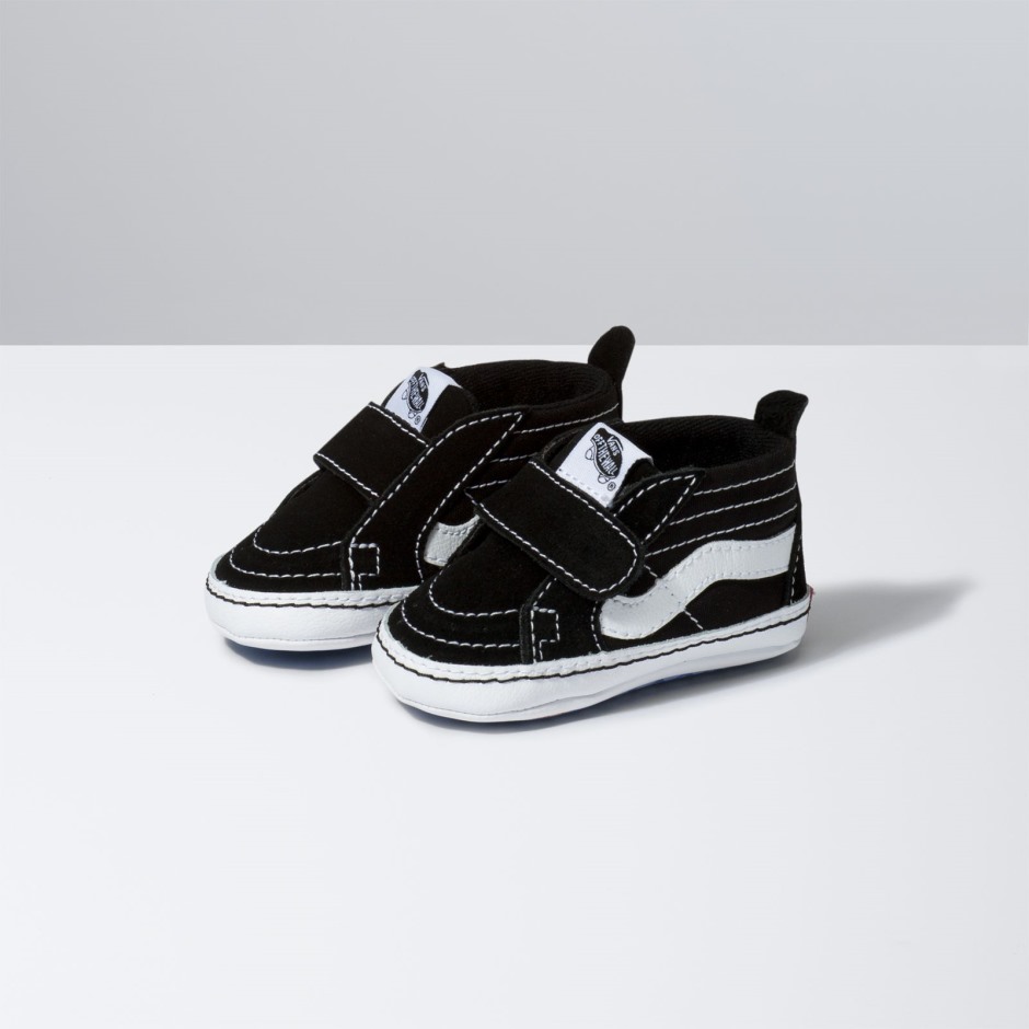 Tandar Baby Sk8-hi מיטת תינוק אמיתית בשחור לבן