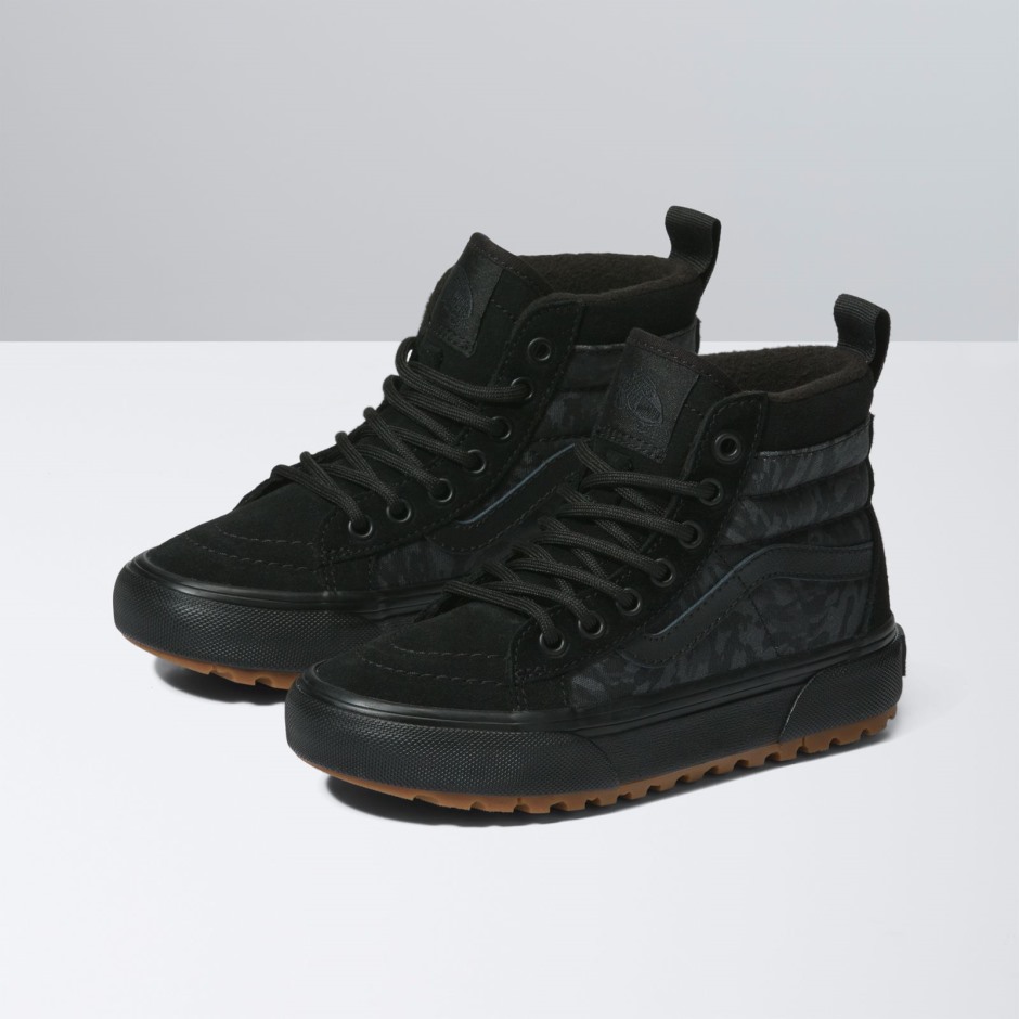 Vans Kids Camo Sk8-hi Mte שחור