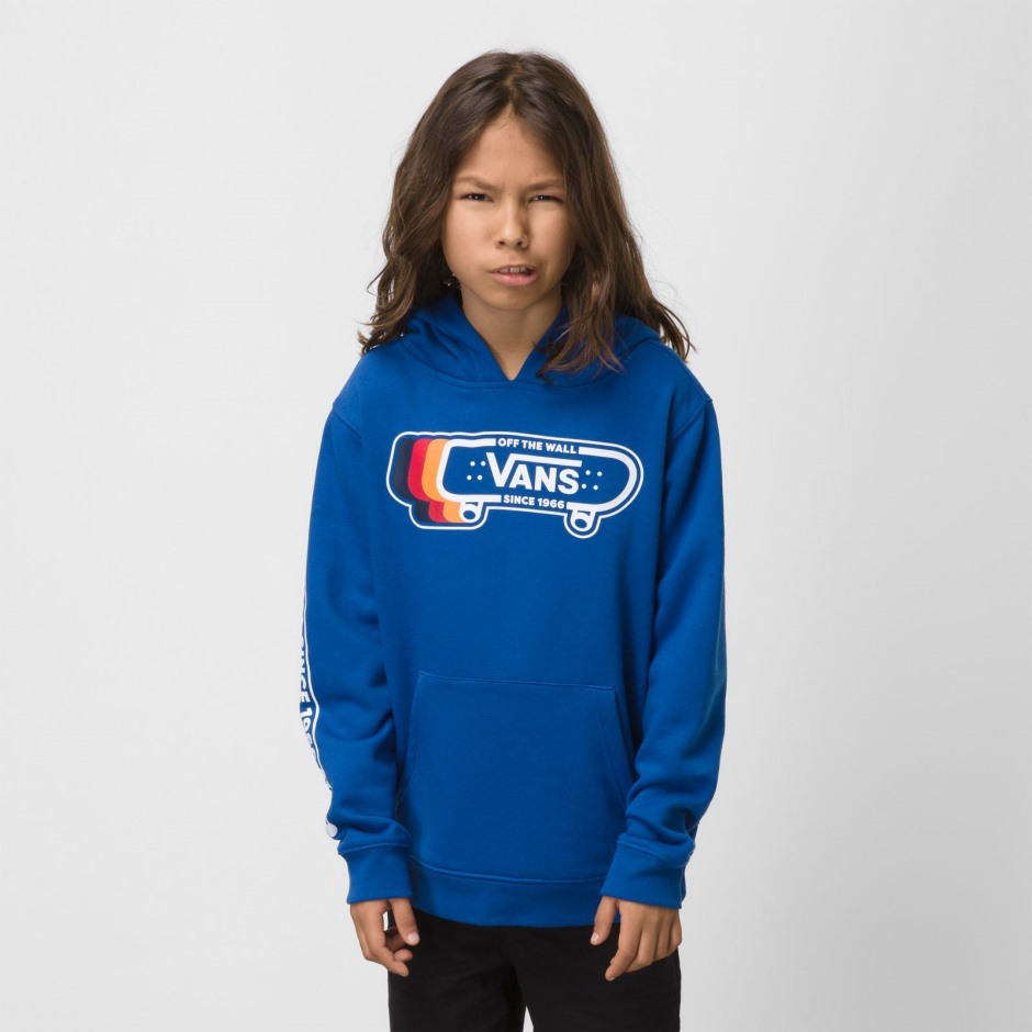 Vans Kids Sk8 מאז 1966 סוודר קפוצ'ון כחול אמיתי