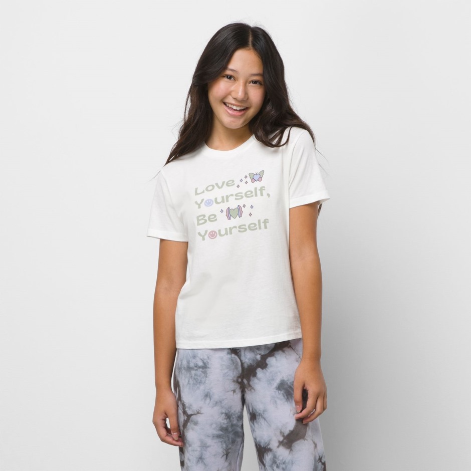 Vans Kids Team Wellness Crew Tee מרשמלו