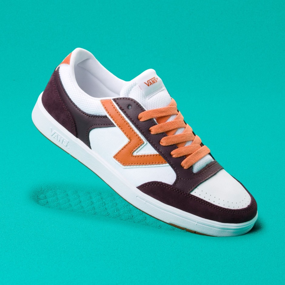 Vans Lowland Cc בצבע בורדו-לבן עמוק