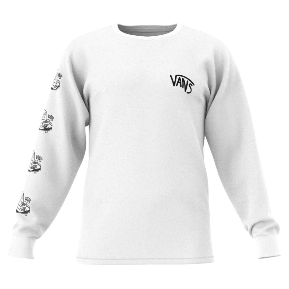 Vans מונטריאול אולימפי סקייט פארק חולצת טריקו ירח עם שרוולים ארוכים