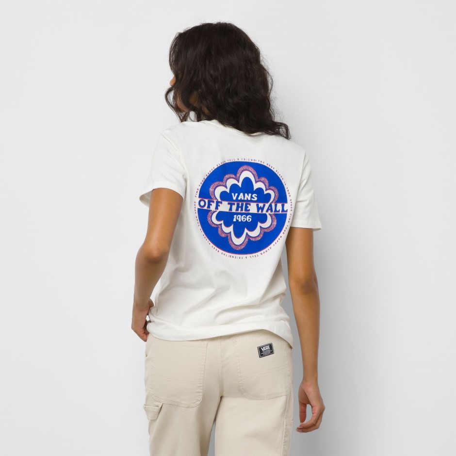Vans My Cloud Bff Tee מרשמלו