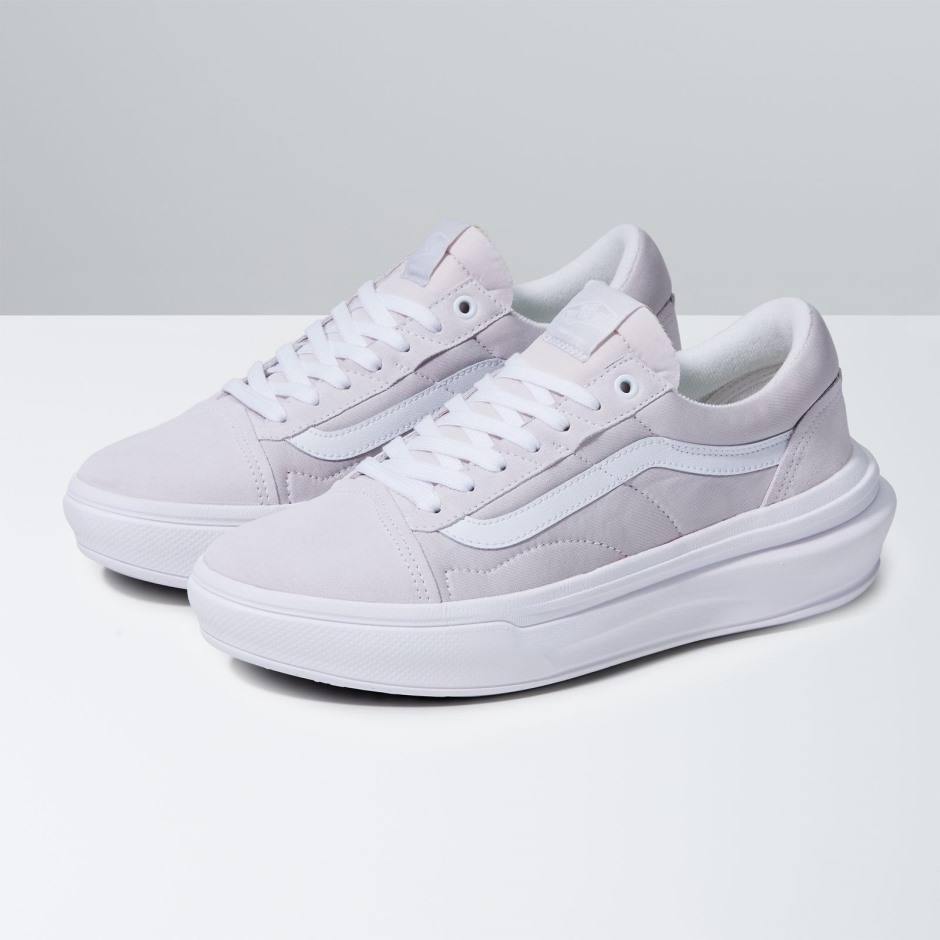 Vans Old School Overt Cc בהיר אפור-לבן