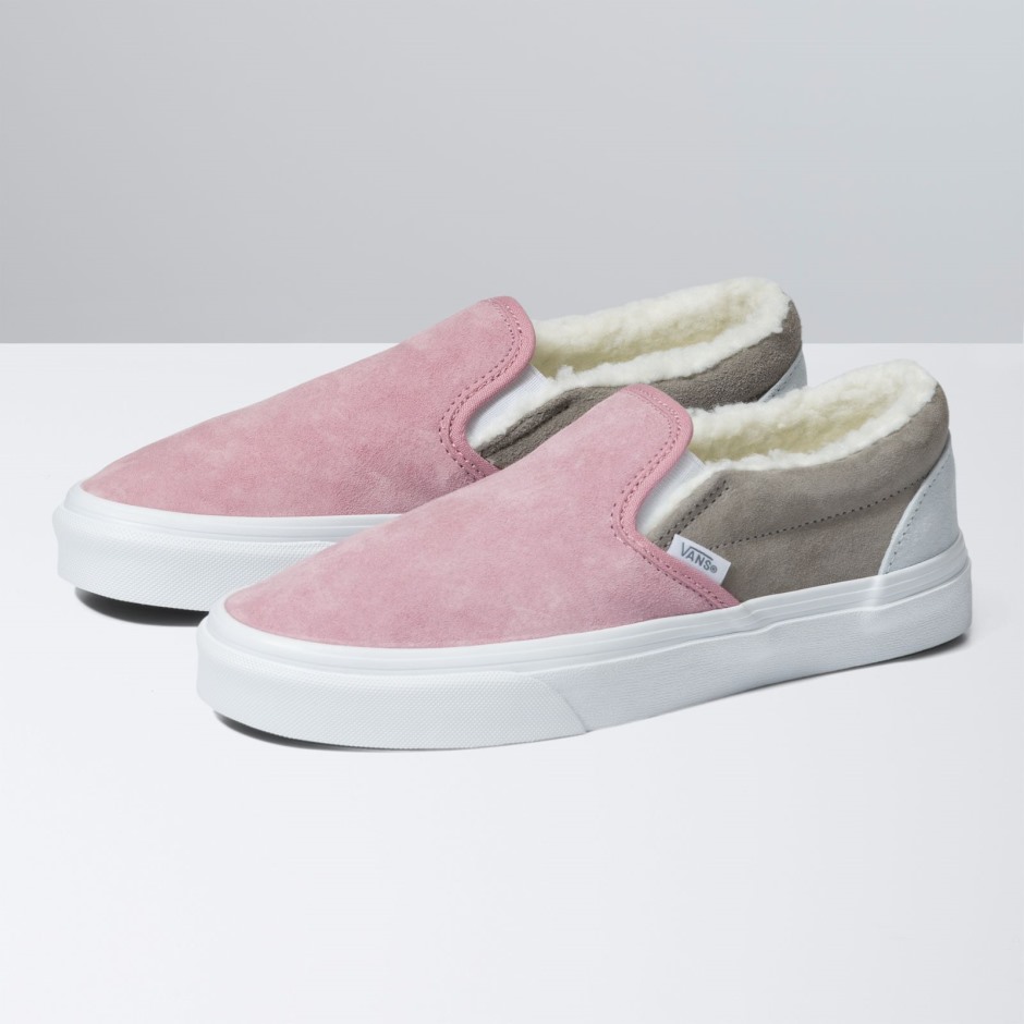 Vans Pig זמש שרפה קלאסי סליפ-און רב צבעוני