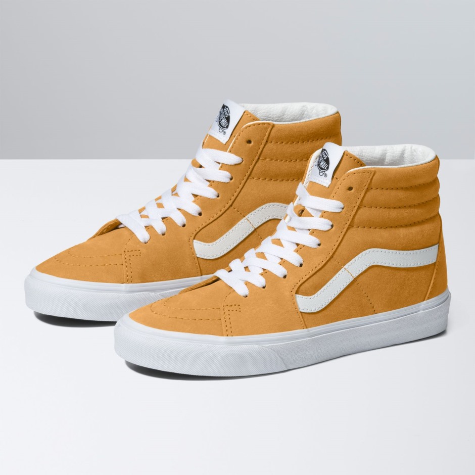 Vans Pig זמש Sk8-hi צהוב זהוב