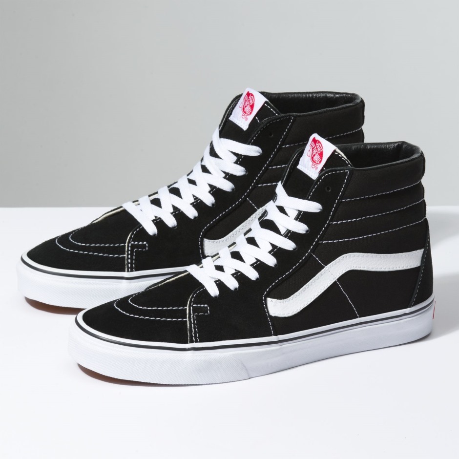 Tandrim Sk8-hi שחור-שחור-לבן גברים