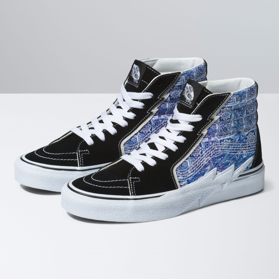 טנדרים Sk8-hi Bolt Liquify שחור