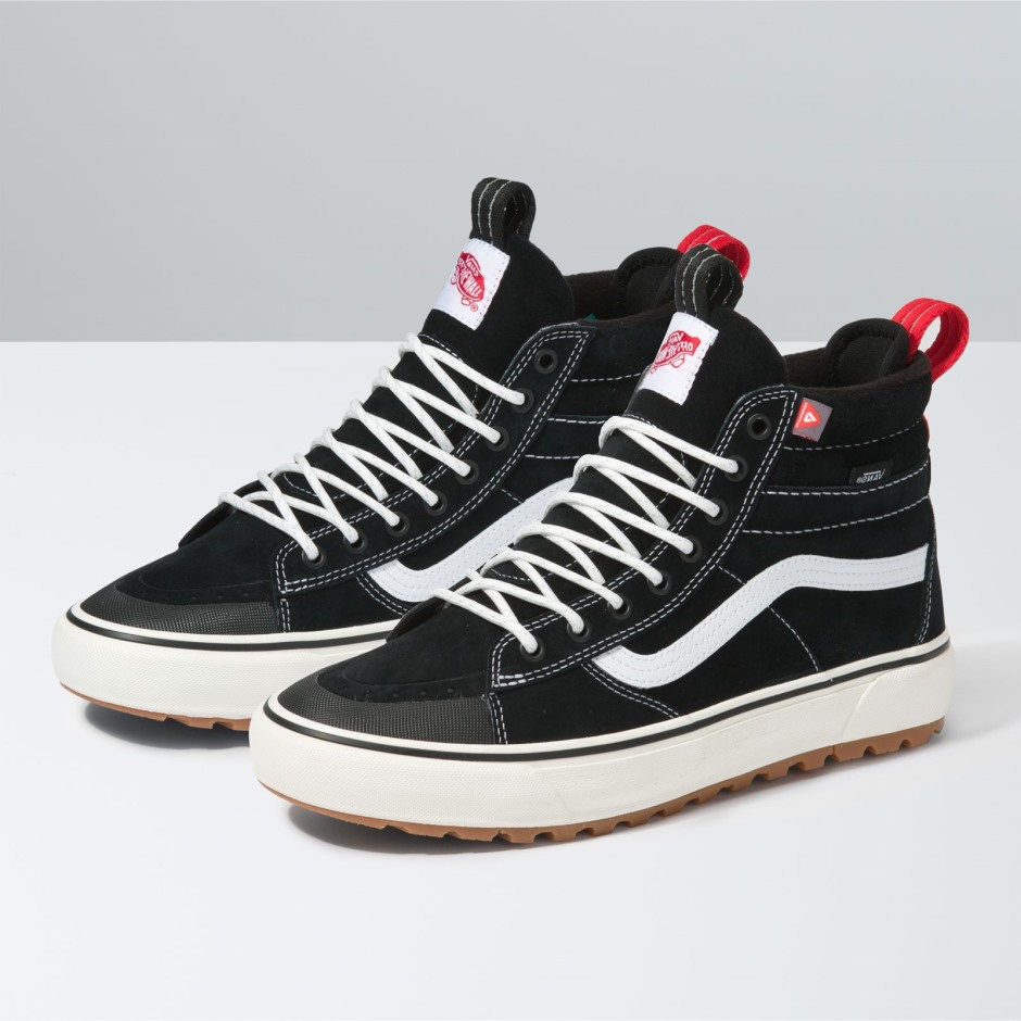 טנדרים Sk8-hi Mte-2 שחור ולבן אמיתי