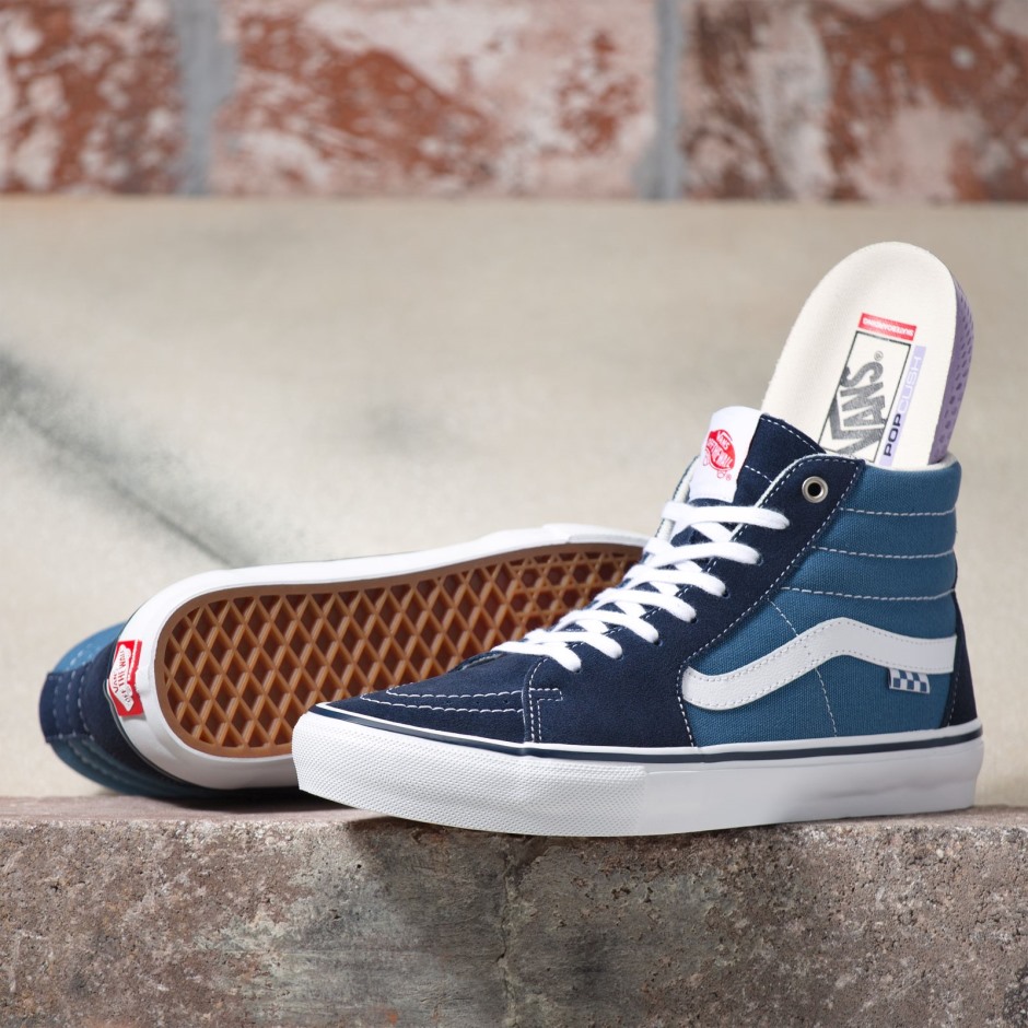 Tndr סקייט Sk8-hi נייבי-לבן