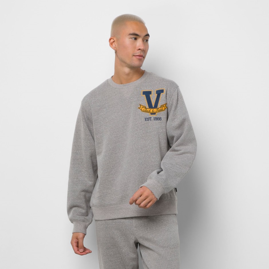 טנדרים Slack & Field Pullover Crew Ash Heather