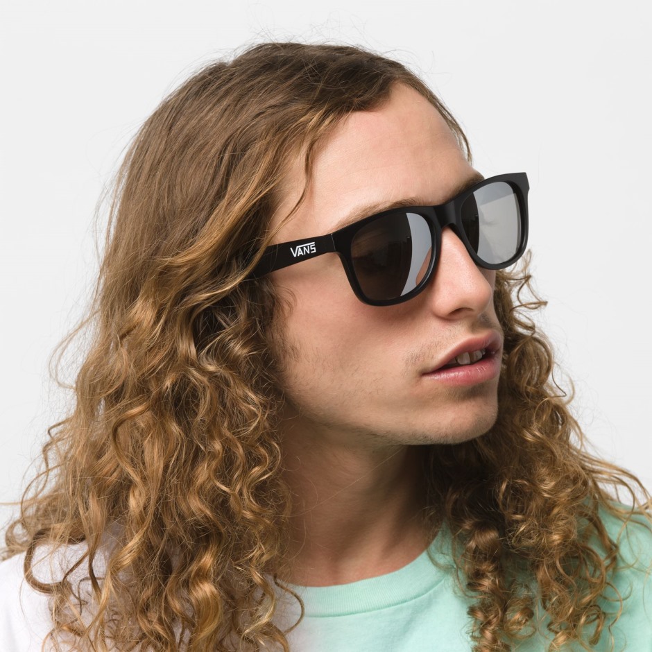 Vans Spicoli משקפי שמש שחור-כסף מט מראה