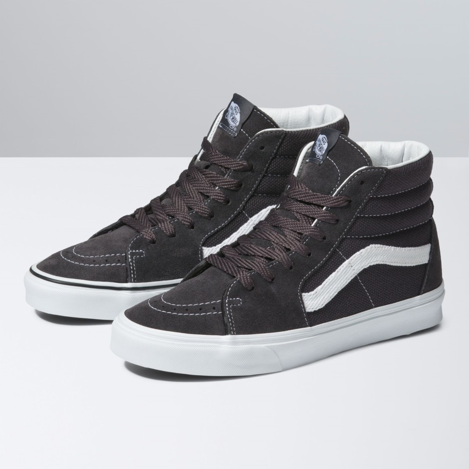 טנדרים עם מרקם Sk8-hi אספלט