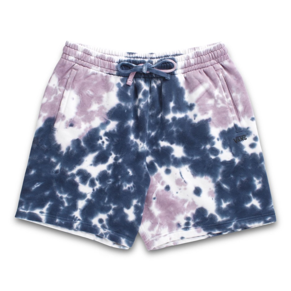 Vans Tie Dye Loose Fleece 19" כחול שמלת סמבוק קצרה
