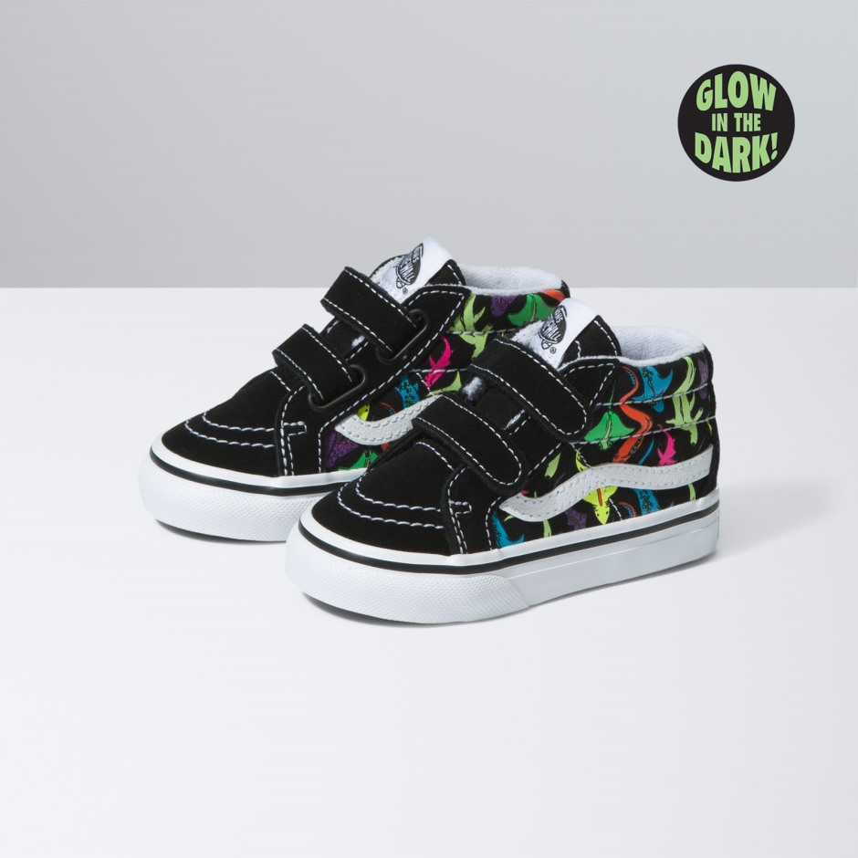 Vans Toddler Sk8-mid Edition V Glow Sharks Black Multi