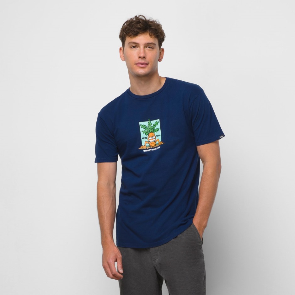 טנדרים לעקור את המוח שלך Overdye שמלת חולצת טריקו בלוז