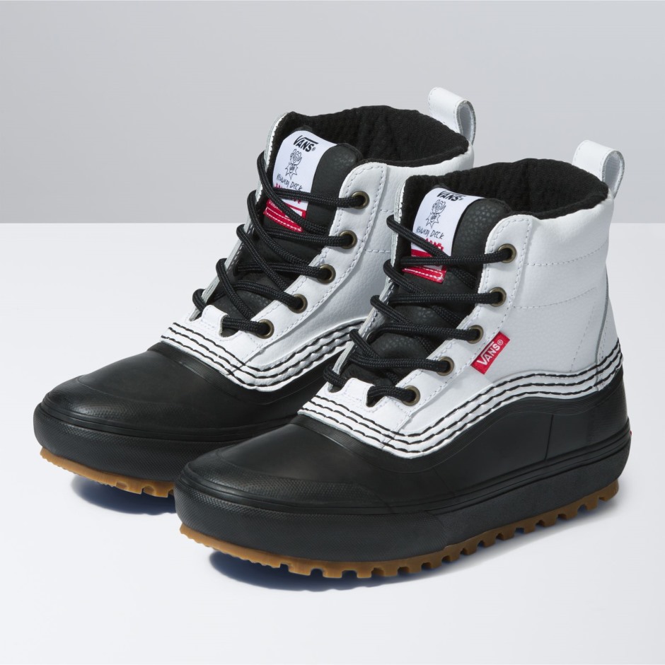 טנדרים X Kennedi Deck Standard Mid Snow Mte לבן-שחור
