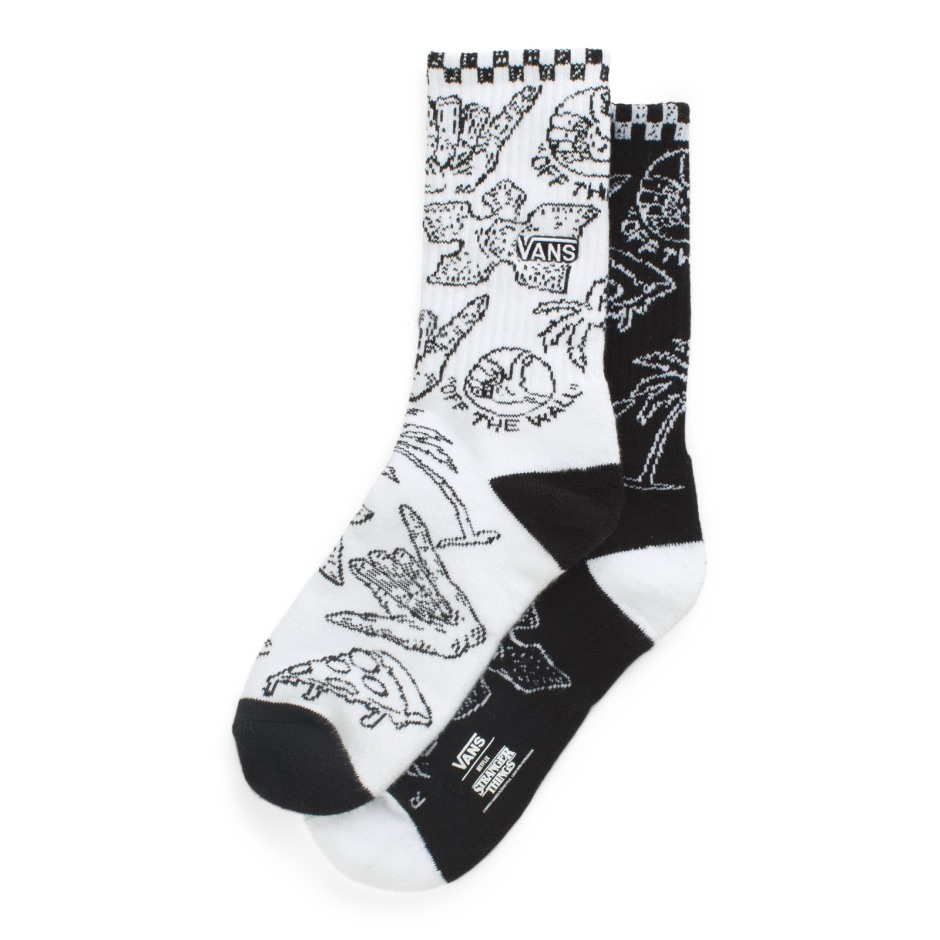 Vans X Stranger Things Miss Match Sock שחור-לבן
