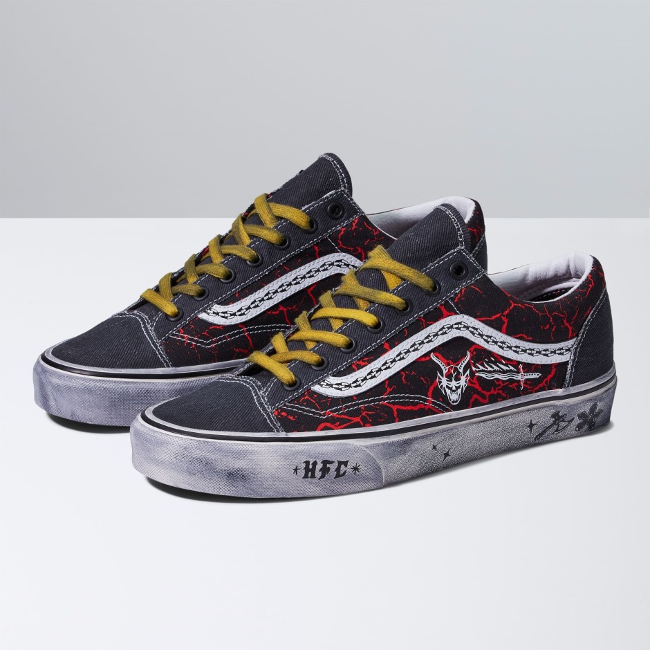 Vans X Stranger Things Style 36 שחור-אדום