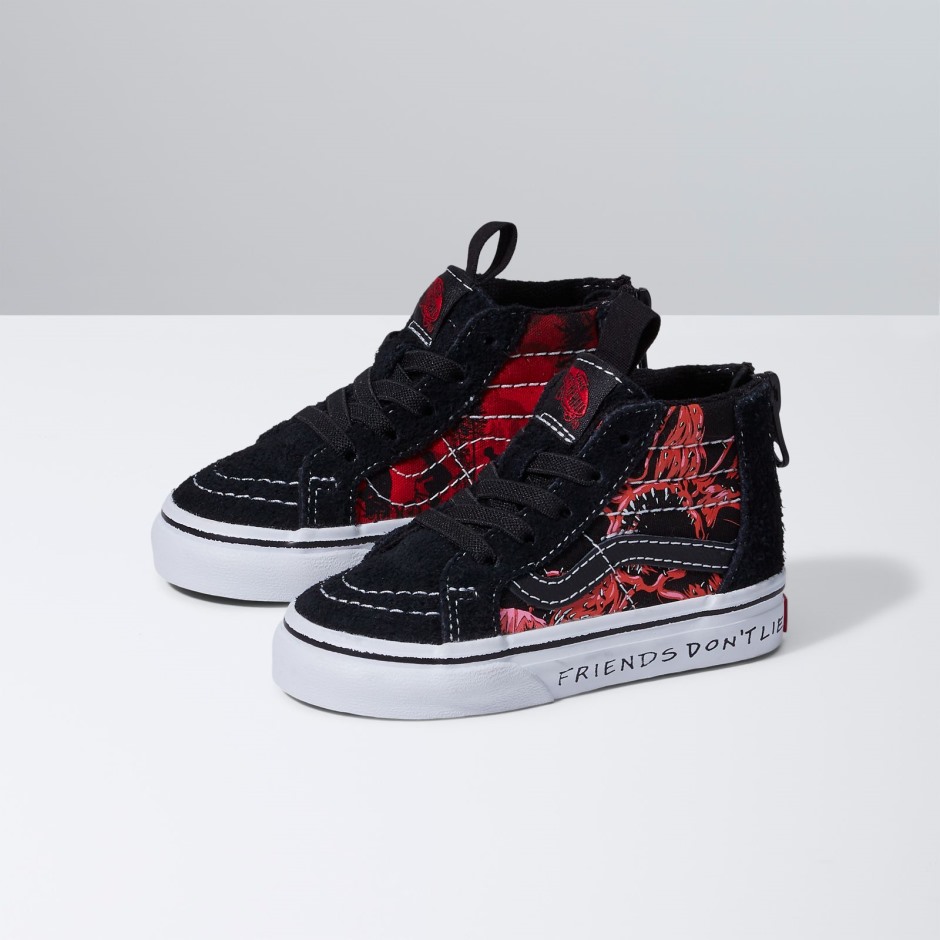 Vans X Stranger Things Toddler Sk8-hi Zip זר דברים