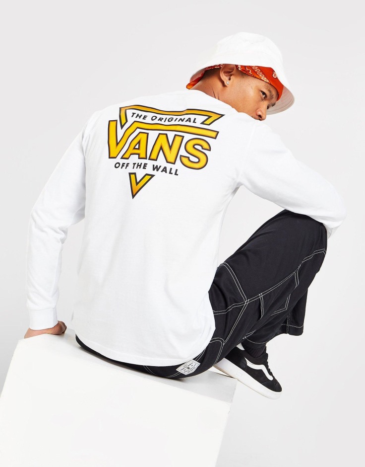 Vans Tri לוגו חולצת ירח עם שרוולים ארוכים