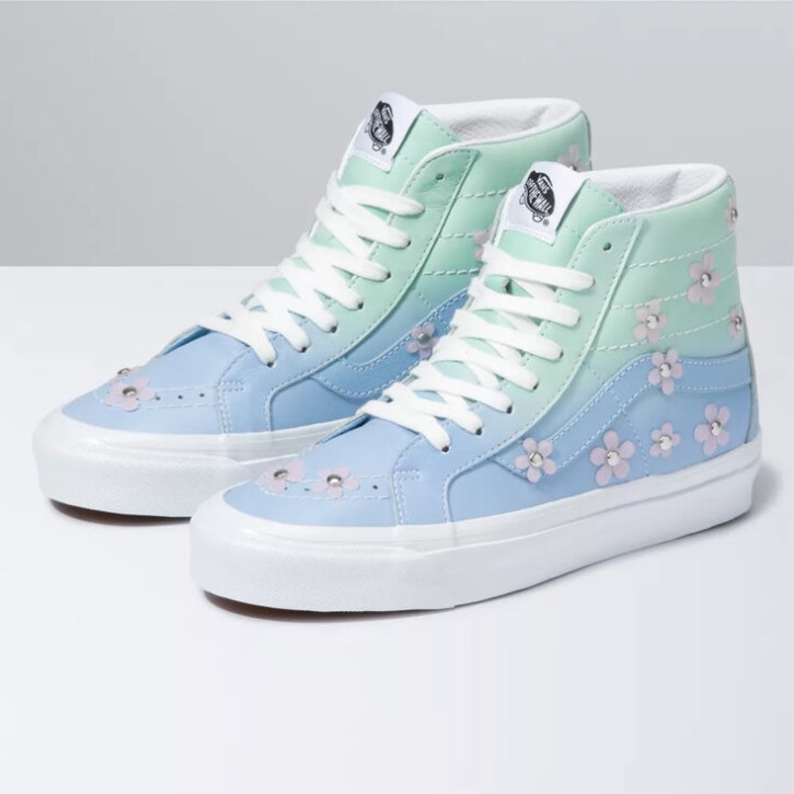 סנדי ליאנג לטנדרים X בובספוג Sk8-hi 38 Dx חוליות ליאנג-חוליות