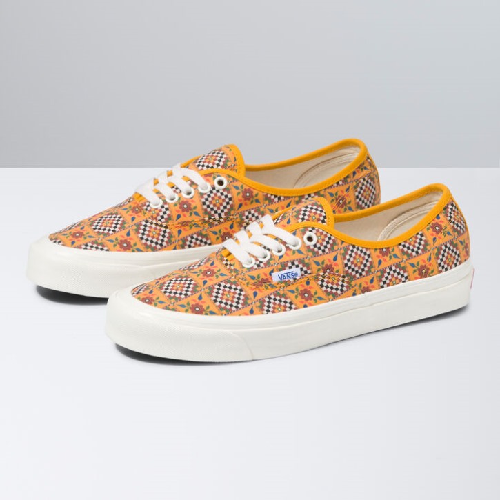 Vans Anaheim Factory אותנטי 44 Dx צהוב קורן