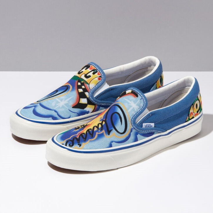 Vans Anaheim Factory Classic Slip-on 98 Dx Airbrush-true White