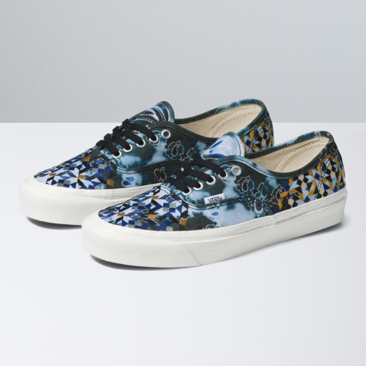 Vans Anaheim Factory פסיפס מעורב אותנטי 44 Dx מעורב פסיפס שחור