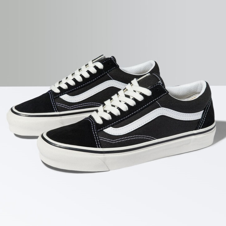 Vans Anaheim Factory Old School 36 Dx שחור-אמת לבן