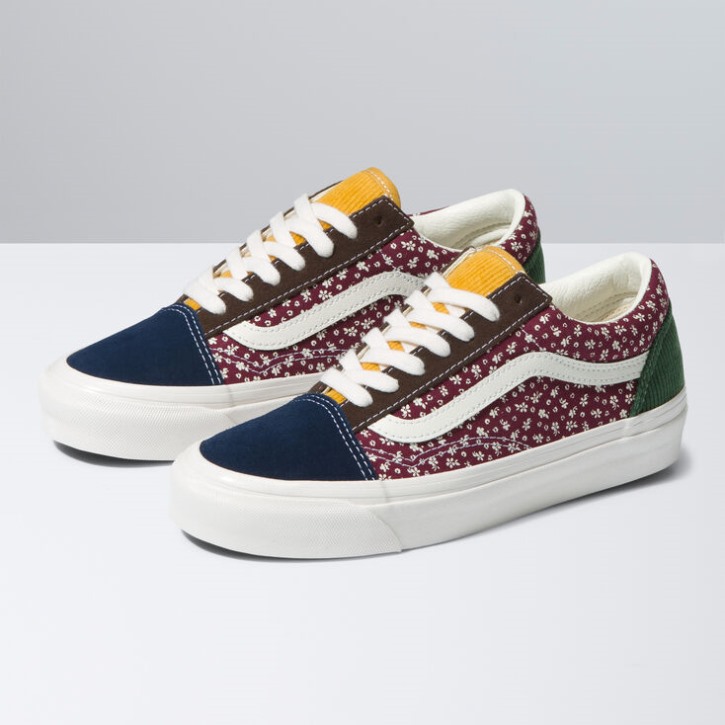Vans Anaheim Factory Old School 36 Dx Og Cord-floral Multi