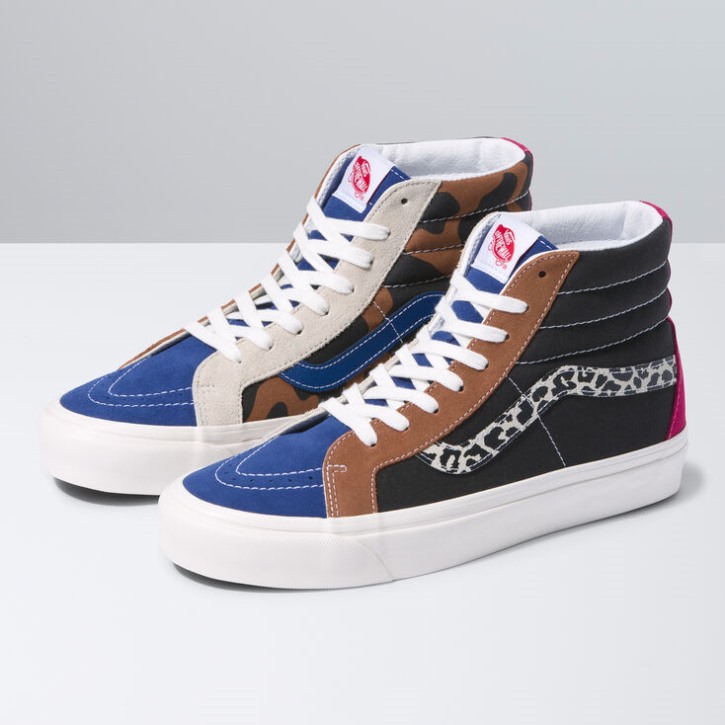 Vans Anaheim Factory Sk8-hi 38 Dx Animal Mix-שחור