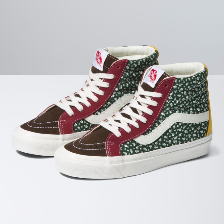 Vans Anaheim Factory Sk8-hi 38 Dx Og Cord-floral Multi